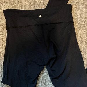 Lululemon leggings size 6, blue black color